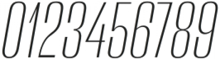 Amelia Display Extra Light Italic otf (200) Font OTHER CHARS