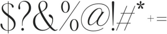 Amelia Harper Serif otf (400) Font OTHER CHARS