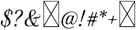 Amelia Henry Script otf (400) Font OTHER CHARS