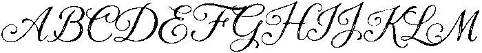 Amelia Henry Script otf (400) Font UPPERCASE