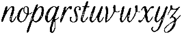 Amelia Henry Script otf (400) Font LOWERCASE