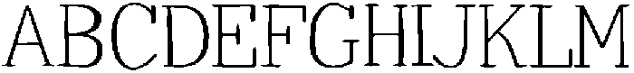 Amelia Henry Serif otf (400) Font UPPERCASE