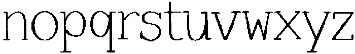 Amelia Henry Serif otf (400) Font LOWERCASE