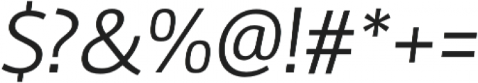 Amelia Light Italic otf (300) Font OTHER CHARS