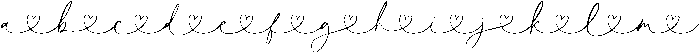 Amelia Oliver Hearts Regular otf (400) FONT