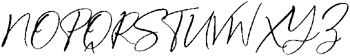 Amelia Oliver Regular otf (400) Font UPPERCASE
