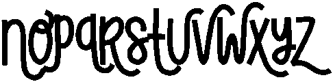 Amelia Ornaments otf (400) Font LOWERCASE