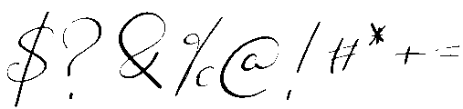 Amelia Regular otf (400) Font OTHER CHARS