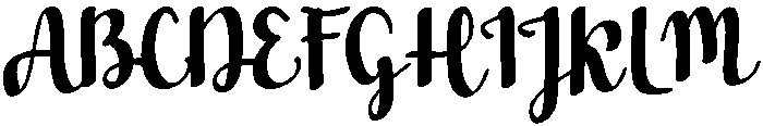 Amelia Regular otf (400) Font UPPERCASE