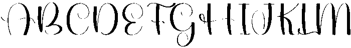 Amelia Regular otf (400) Font UPPERCASE