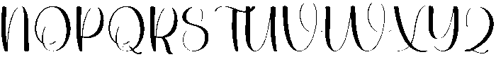 Amelia Regular otf (400) Font UPPERCASE