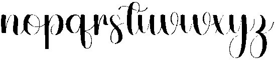 Amelia Regular otf (400) Font LOWERCASE