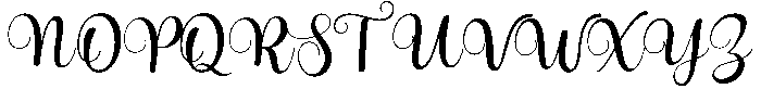 Amelia-Regular otf (400) Font UPPERCASE