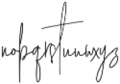 Amelia Signature Regular otf (400) Font LOWERCASE