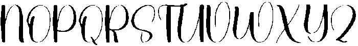 Amelia Thursday Regular otf (400) Font UPPERCASE