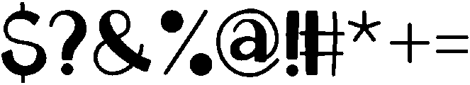 Amelia otf (400) Font OTHER CHARS