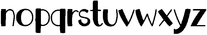 Amelia otf (400) Font LOWERCASE