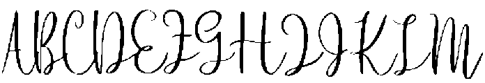 Amelia otf (400) Font UPPERCASE