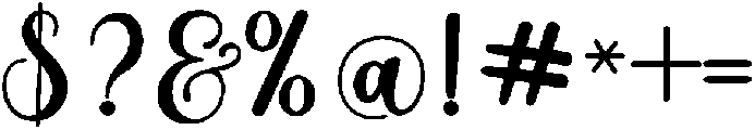 AmeliaBold-Regular otf (700) Font OTHER CHARS