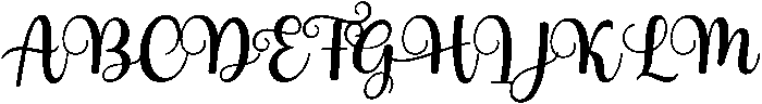AmeliaBold-Regular otf (700) Font UPPERCASE