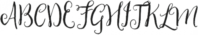AmeliasQuill Extended otf (400) Font UPPERCASE