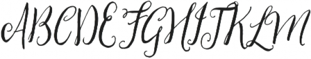 AmeliasQuill otf (400) Font UPPERCASE