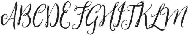 AmeliasQuill ttf (400) Font UPPERCASE