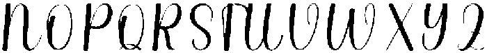 Amellia Regular otf (400) Font UPPERCASE