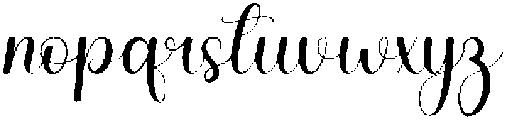 Amellia Regular otf (400) Font LOWERCASE