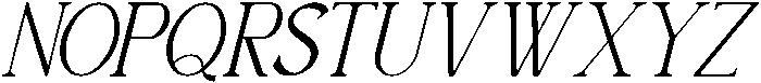 Amellik Italic otf (400) Font UPPERCASE