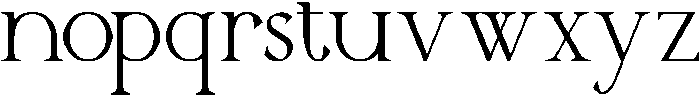 Amellik otf (400) Font LOWERCASE