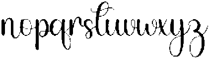 America Regular otf (400) Font LOWERCASE