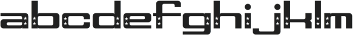 America Star Regular otf (400) Font LOWERCASE