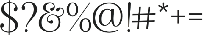 American Favorite Serif Regular otf (400) Font OTHER CHARS