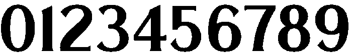 American Label Regular otf (400) Font OTHER CHARS
