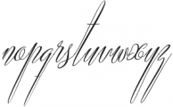 American Script Italic otf (400) Font LOWERCASE