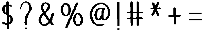 American Signature Regular otf (400) Font OTHER CHARS