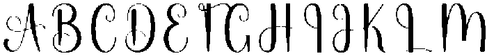 American Signature Regular otf (400) Font UPPERCASE