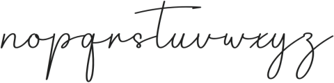 American Signature Regular otf (400) Font LOWERCASE