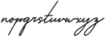 American Signature otf (400) Font LOWERCASE