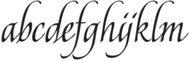 AmericanCalligraphicPro-Regular otf (400) Font LOWERCASE