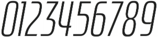 AmericanCopper Block Light Italic otf (300) Font OTHER CHARS