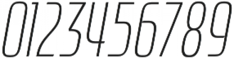 AmericanCopper Block Thin Italic otf (100) Font OTHER CHARS