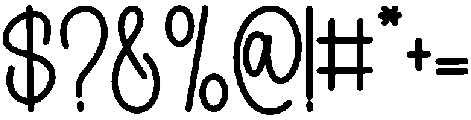 Americano Regular otf (400) Font OTHER CHARS
