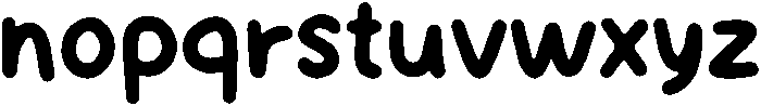 Americano Regular otf (400) Font LOWERCASE