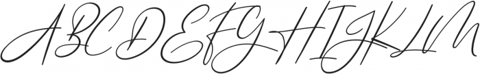 Americans Classy Italic otf (400) Font UPPERCASE