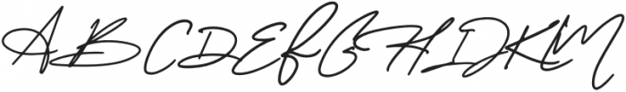 Amerika Signature Regular otf (400) Font UPPERCASE
