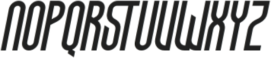 Amesta Condensed Italic otf (400) Font UPPERCASE