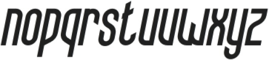 Amesta Condensed Italic otf (400) Font LOWERCASE