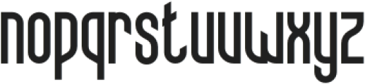 Amesta Condensed otf (400) Font LOWERCASE